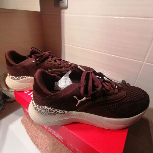 Puma Softride Mayve Animal Wns shoes new in box, brown
