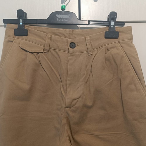 Zara μπεζ βαμβακερό παντελόνι σαν καινούργιο, νούμερο 36 S