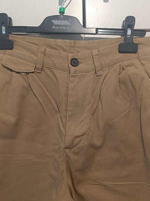 Zara μπεζ βαμβακερό παντελόνι σαν καινούργιο, νούμερο 36 S