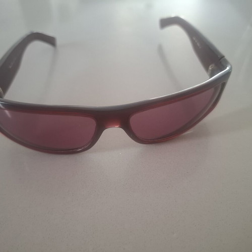 Karl Lagerfeld Paris vintage sunglasses LA653 used, burgundy