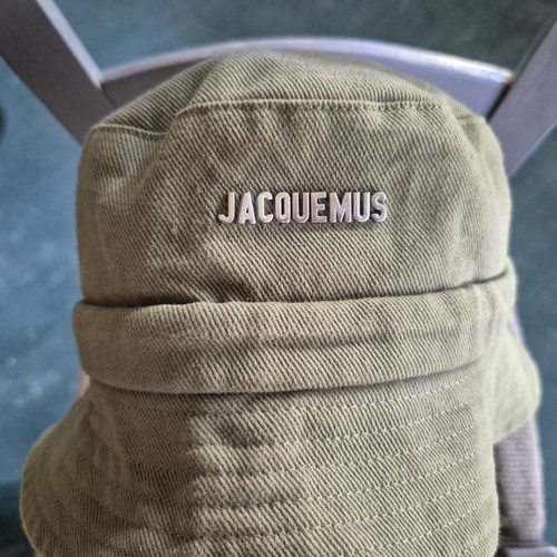 Jacquemus bucket hat size 60, olive