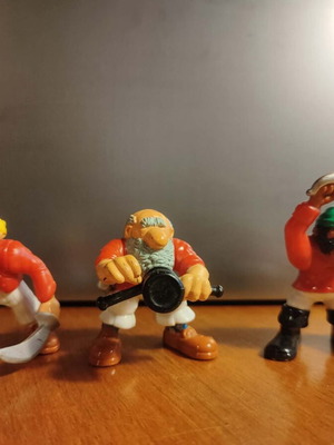 Φιγούρες πειρατές Fisher Price Great Adventures μεταχειρισμένες, σετ 3, 1994