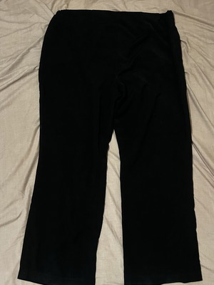 EX-EL Fashion black plus size pants 5XL, like new