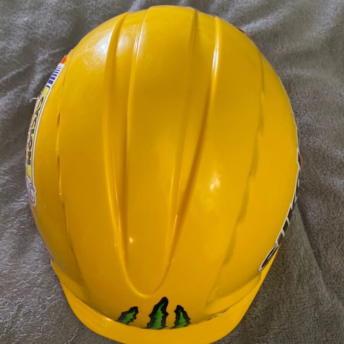 Work helmet used with head adjuster