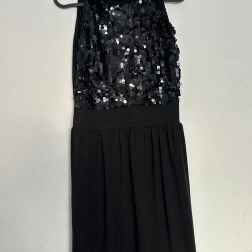 AMA women's dress black size M with sequins made in Italy new