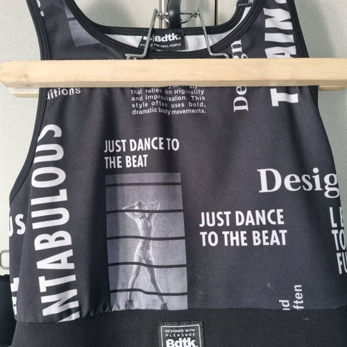 Bodytalk set leggings L and crop top M like new, multicolor