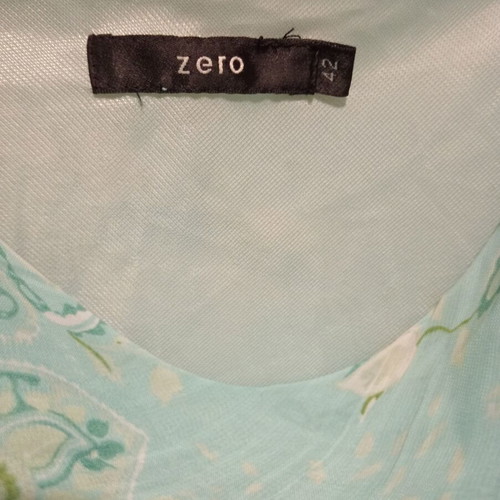 Zero Floral Maxi Dress Size 42 XL New, Turquoise Multicolor