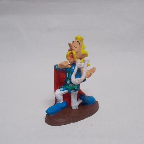 Asterix figure Cacofonix new, hand-painted