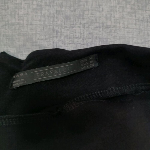 Zara strapless dress size medium like new, black