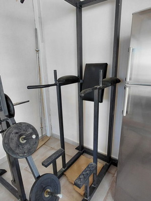 Gym Multi-Station with Pull-Up and Dip Bars used