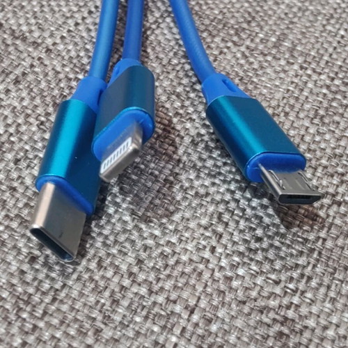 Mobile charging cable new, USB to type c, iPhone, micro usb