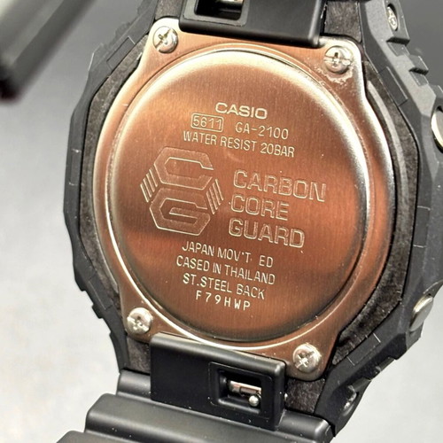 Casio G-Shock GA-2100 watch like new, black unisex