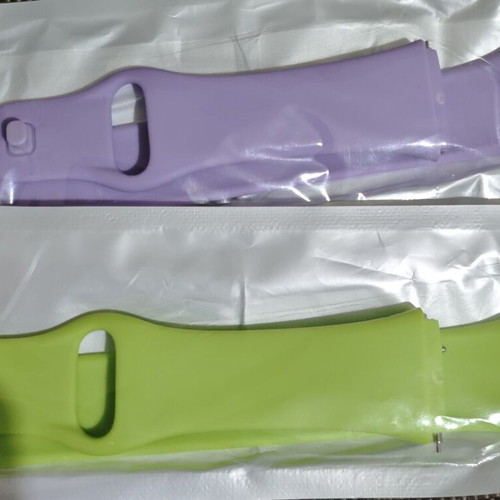 Silicone straps lime green and purple for Xiaomi Redmi Watch 3 Active