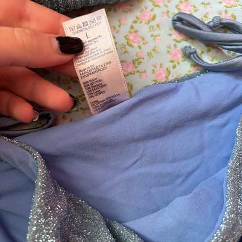 Women's swimsuit like new, blue, sizes L and XL