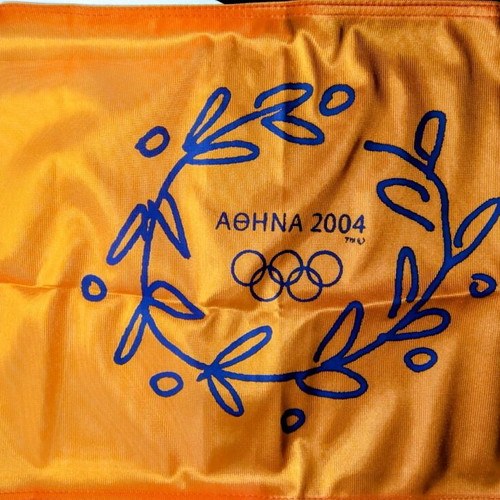 Athens 2004 Olympic commemorative boat flag new
