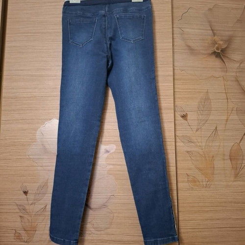 OVS Denim elastic pants for girls, leggings style, 5 pockets, silver details