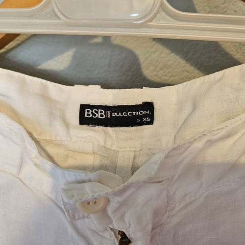BSB white linen pants used
