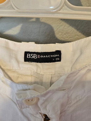 BSB white linen pants used