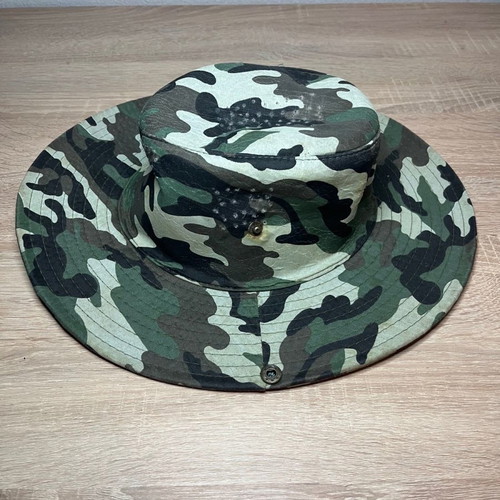 Camouflage hat used