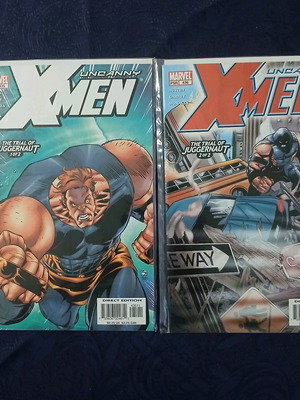 Uncanny X-Men pack of 2 comics like new, complete storyline