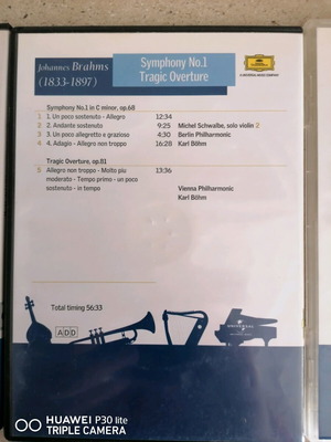 Brahms CD like new