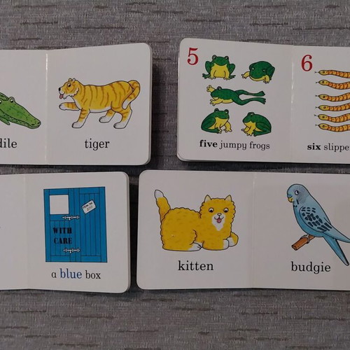 Small children's books used in English, set of 4