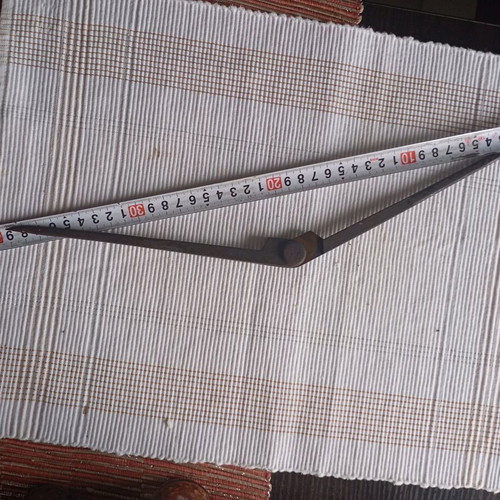 Metal antique compass used
