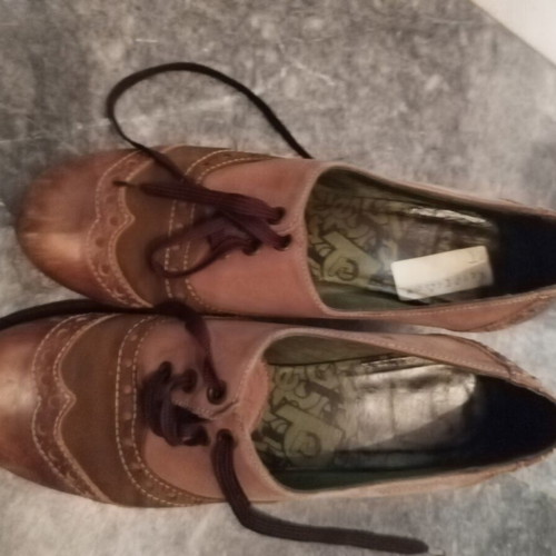 Wonders Anatomical Spanish Leather Shoes Size 37 Like New
