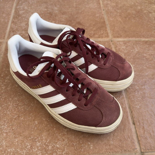 Adidas Gazelle Bold W sneakers like new, size 37 1/3, burgundy