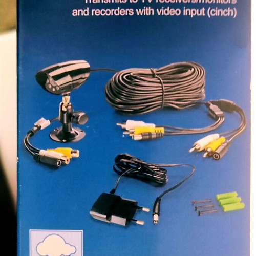 Color CCTV surveillance camera new with 8 LED lights