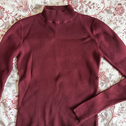 Zivago burgundy Pull & Bear used, cropped, size M