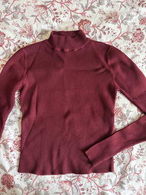 Ζιβάγκο μπορντώ Pull & Bear μεταχειρισμένο, cropped, μέγεθος M