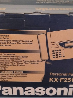Panasonic KX-F2510 fax machine used with Auto Power On device