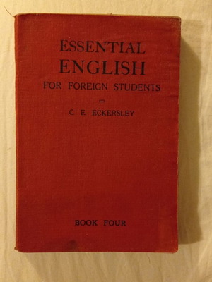 Essential English for Foreign Students book used, 1946 edition