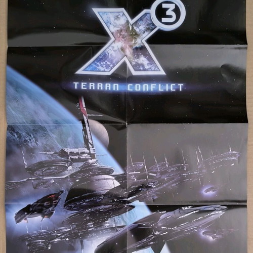 X3 Terran Conflict PC DVD-ROM like new, Deep Silver