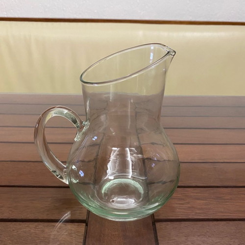 Glass wine pitcher new