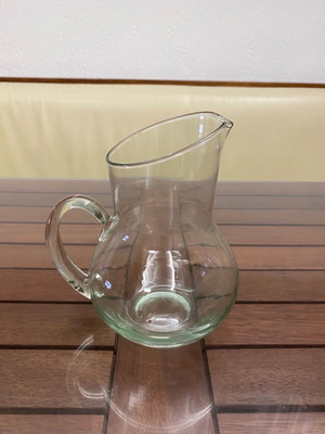 Glass wine pitcher new