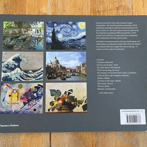 Great Paintings to Colour In like new