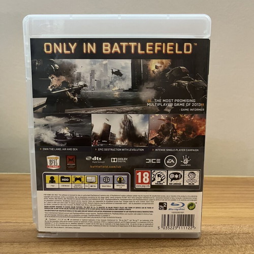 Battlefield 4 PS3 game used, complete with booklet