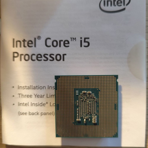 Intel Core i5-6600 processor used with original cooler and box