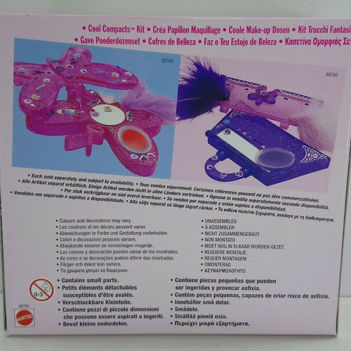 Mattel Barbie Studio Cool Compacts Kit 2000 brand new