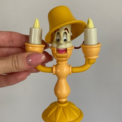 Disney Beauty and the Beast Lumiere PVC figure 2002, used