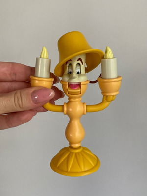 Disney Beauty and the Beast Lumiere PVC figure 2002, used