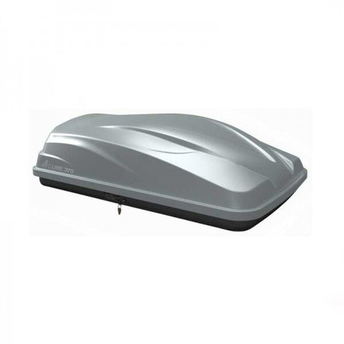 Levup Cube 370L Roof Box used, silver, plastic, right opening