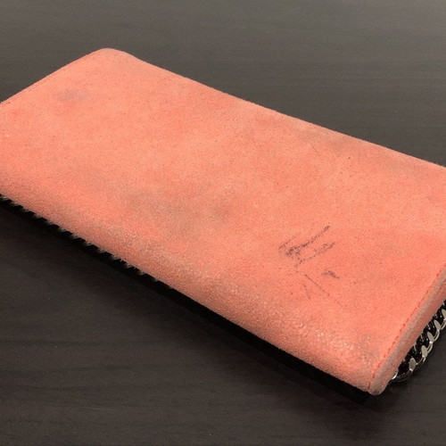 Stella McCartney wallet authentic used, pink Falabella model