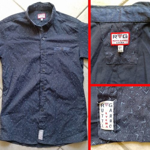 Boys' clothing set used, 2 t-shirts and 1 shirt size 152 cm