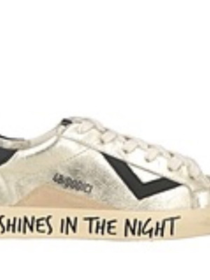 Sneakers 4B12 like new, gold color, size 38, leather