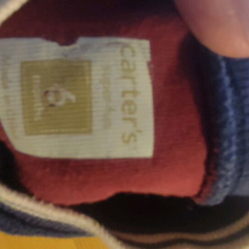 Carter's fleece baby onsie for 6 months like new