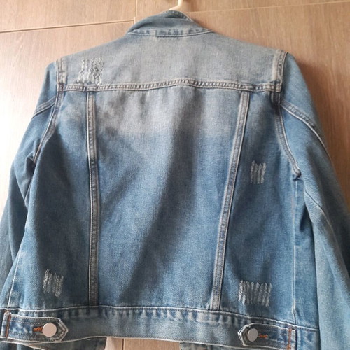 Denim jacket size M like new, blue