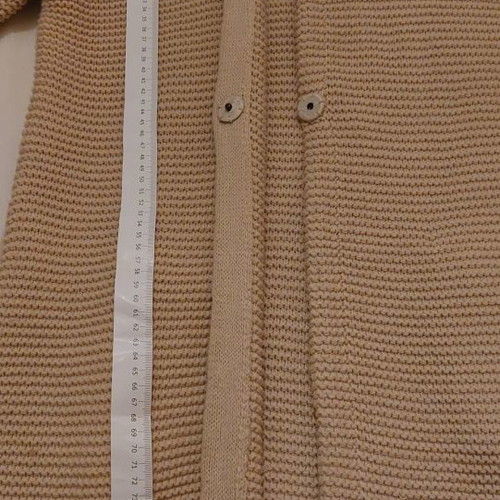 Knitted cardigan used, size S, beige